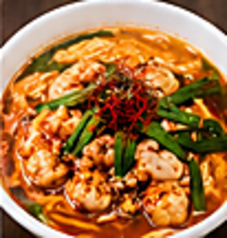 ホルモン辛麺