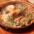 料理メニュー写真&nbsp;エビとマッシュルームのアヒージョ