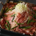 料理メニュー写真&nbsp;【飛騨牛のあっぱれ焼き】鍋(締め付き)コース4500円⇒3500円