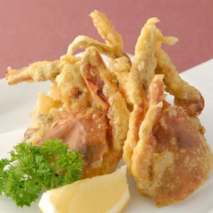 脱皮ガニの唐揚げ