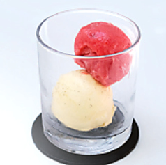 アイスクリーム２種盛り