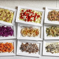 ハーフビュッフェの洋風惣菜