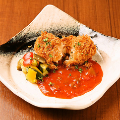 カニクリームコロッケ~ピリ辛サルサソース~