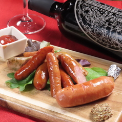 ソーセージ5種盛り合わせ