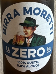 Birra Moretti Zero ビッラ・モレッティ・ゼロ