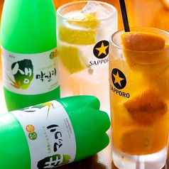 マッコリなど韓国のお酒もご用意♪