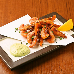 甘海老の唐揚げ~香草とニンニクのマヨネーズ~