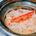 料理メニュー写真 たらば蟹土鍋ごはん