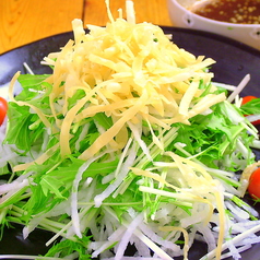 豆腐サラダ／大根と水菜の梅しそサラダ