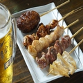 料理メニュー写真 焼き鳥盛り合わせ[Various skewers Assorted]  5本[Five Assorted]