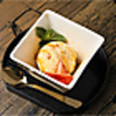 黒蜜きな粉のバニラアイス