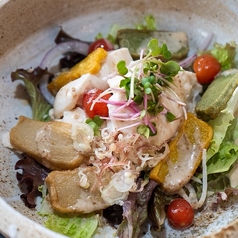 豆腐と生麩のごまだれ