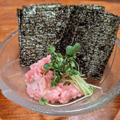 料理メニュー写真&nbsp;燻製ネギトロ海苔巻き