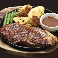 牛サーロインステーキ&きたあかりのローストポテト