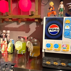 ソフトドリンク飲み放題