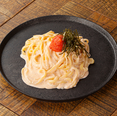 生パスタ 博多明太クリーム