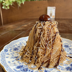 栗マロンチーズケーキセット（コーヒー付き）