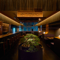 銀座で味わう上質な和の静寂。