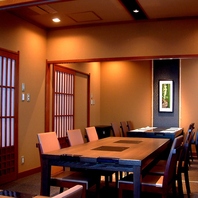 和食屋ならではのシーンに合わせたお席もご用意