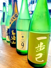 日本各地の日本酒が愉しめる