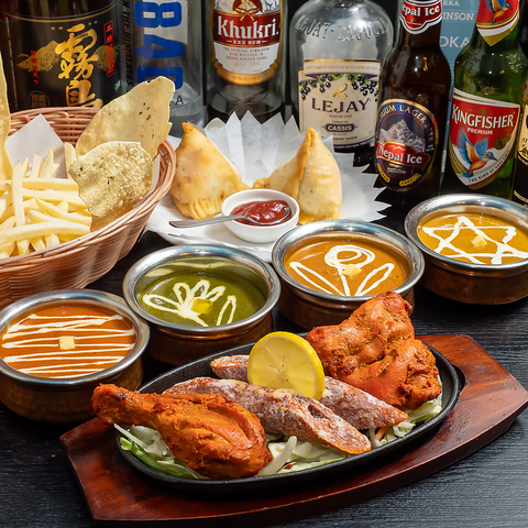 バリエーション豊かなカレーが楽しめる！