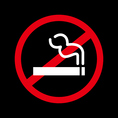 お席は禁煙です。　喫煙ブースございますのでそちらをご利用ください。