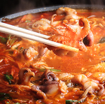 【鉄板焼きチュクミ】旨辛ダレに絡んだプリプリのイイダコが堪らないちゃん豚が誇る大人気メニュー♪