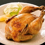【名物 半身揚げ】24時間特製ダレに漬け込んだ骨付きの鶏を、香ばしくジューシーに焼き上げた逸品★