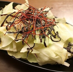 塩昆布キャベツ