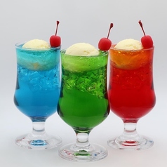ブルーハワイクリームソーダ