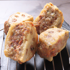 大葉と蓮根の挟み揚げ