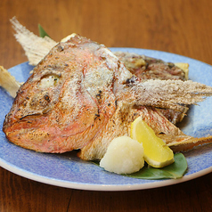 鮮魚のカマ塩焼き