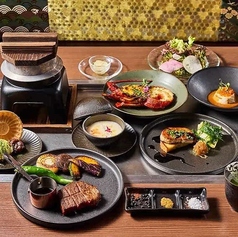 鉄板焼き 神火のコース写真
