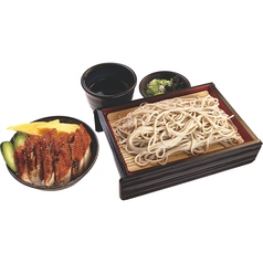 蕎麦とミニうなぎ丼セット
