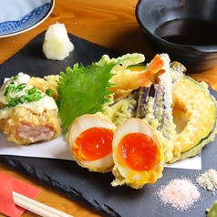 あっとおどろく魚と天ぷらGYO TENのコース写真