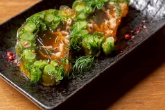 桜海老と菜の花のゼリー寄せ