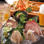 天ぷらやぶりが自慢のUOTENは宴会や女子会、接待はもちろん仕事帰りのサク飲み、おひとり様も大歓迎