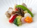 料理メニュー写真 季節の野菜の炊き合わせ