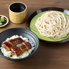 【いなせ屋】ミニうな丼ともりそば（うどん）せっと