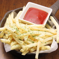 フライドポテト ケチャップ or チェダーチーズ (塩/ケイジャン)