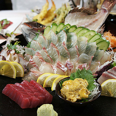 天草新鮮魚介の盛り合わせ