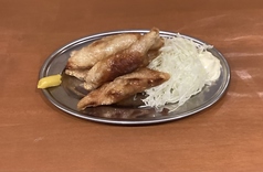 鶏皮餃子