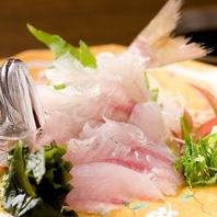 地場から買い付けている魚介類