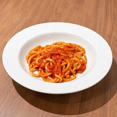 ニンニクのピリ辛トマトソース 生パスタのピチ