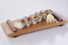 鯖の炙り棒寿司