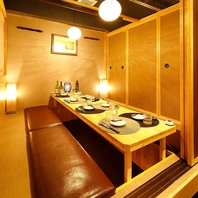 完全個室のグループ席と最大150名貸切のご案内