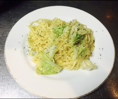 沖縄そばでペペロンチーノ (okinawan noodle peperoncino)