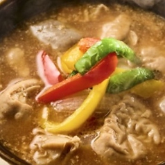 トマトカレーもつ煮