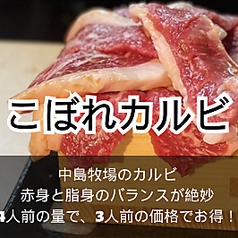 こぼれカルビ4人前/こぼれ豚MIX4人前/ごちゃまぜホルモン4人前