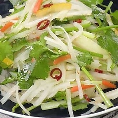 大根と水菜のハリハリ和風サラダ